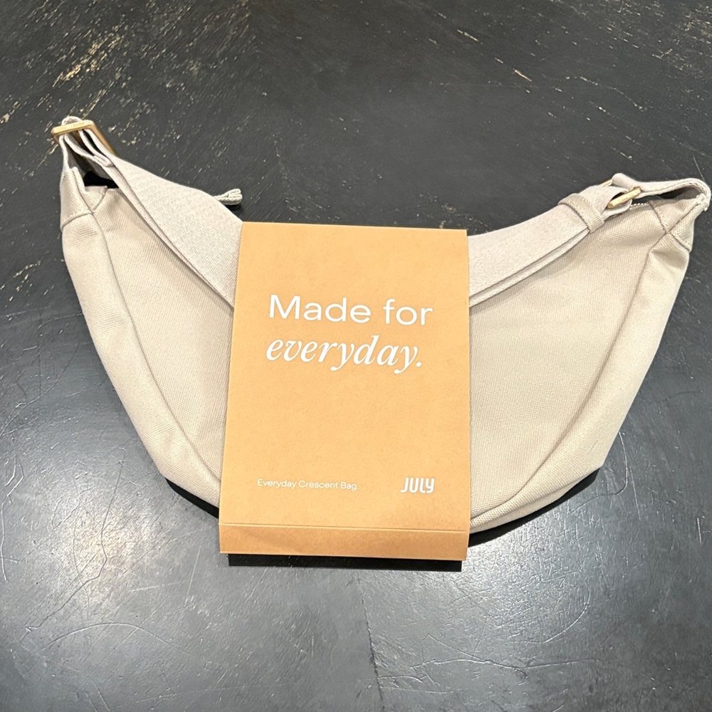 Cream Crescent Bag